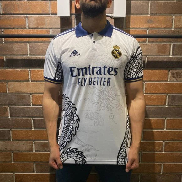 MadrId Dragon White Fan Version Jersey+Short Set